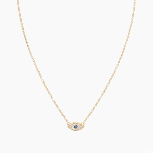 Gorjana Evil Eye Charm Necklace