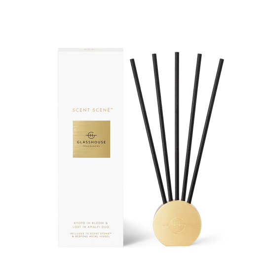 Glasshouse Kyoto in Bloom & Lost in Amalfi Liquidless Diffuser Duo