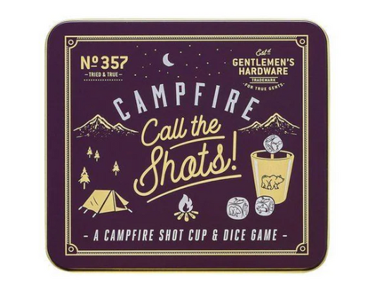 Campfire Call the Shots Shot Cup and Dice Game