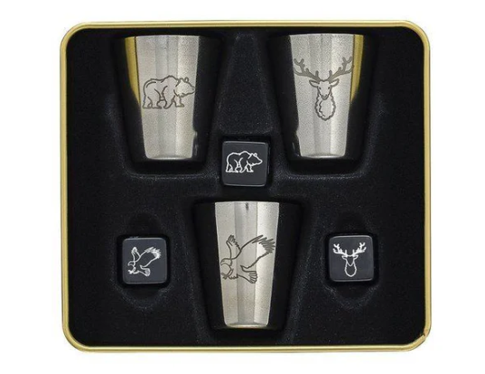 Campfire Call the Shots Shot Cup and Dice Game