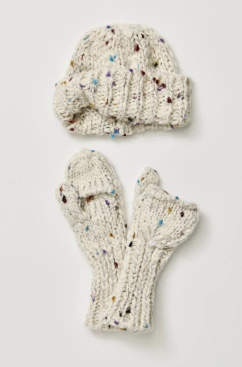 FP  Sugar Frost Beanie + Mitten Set