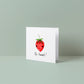 Sweet Strawberry Teeny Card