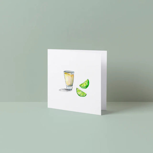 Tequila Shot Teeny Card