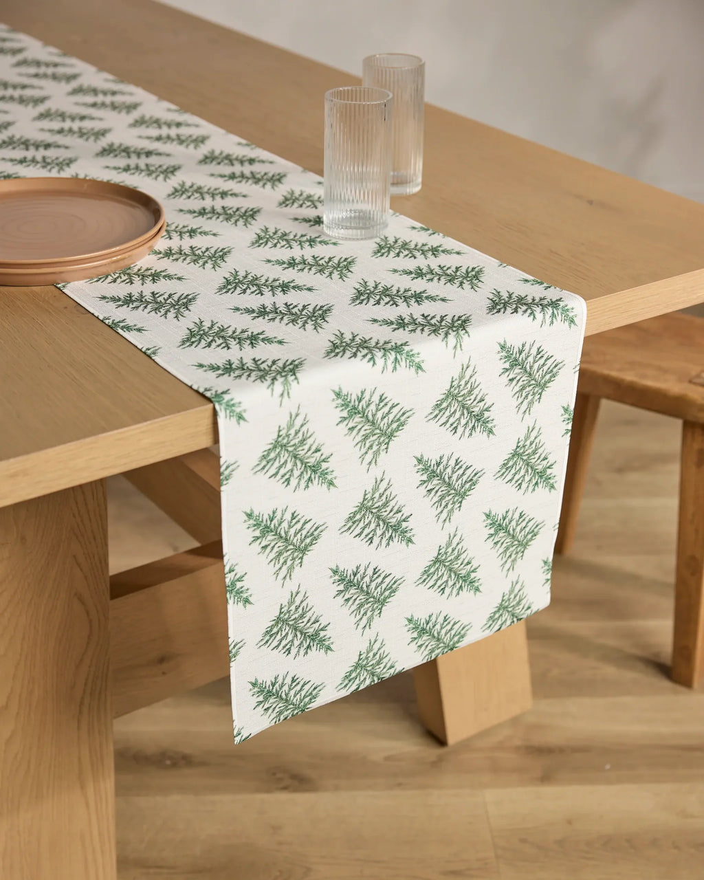 Geometry Cedar Table Runner