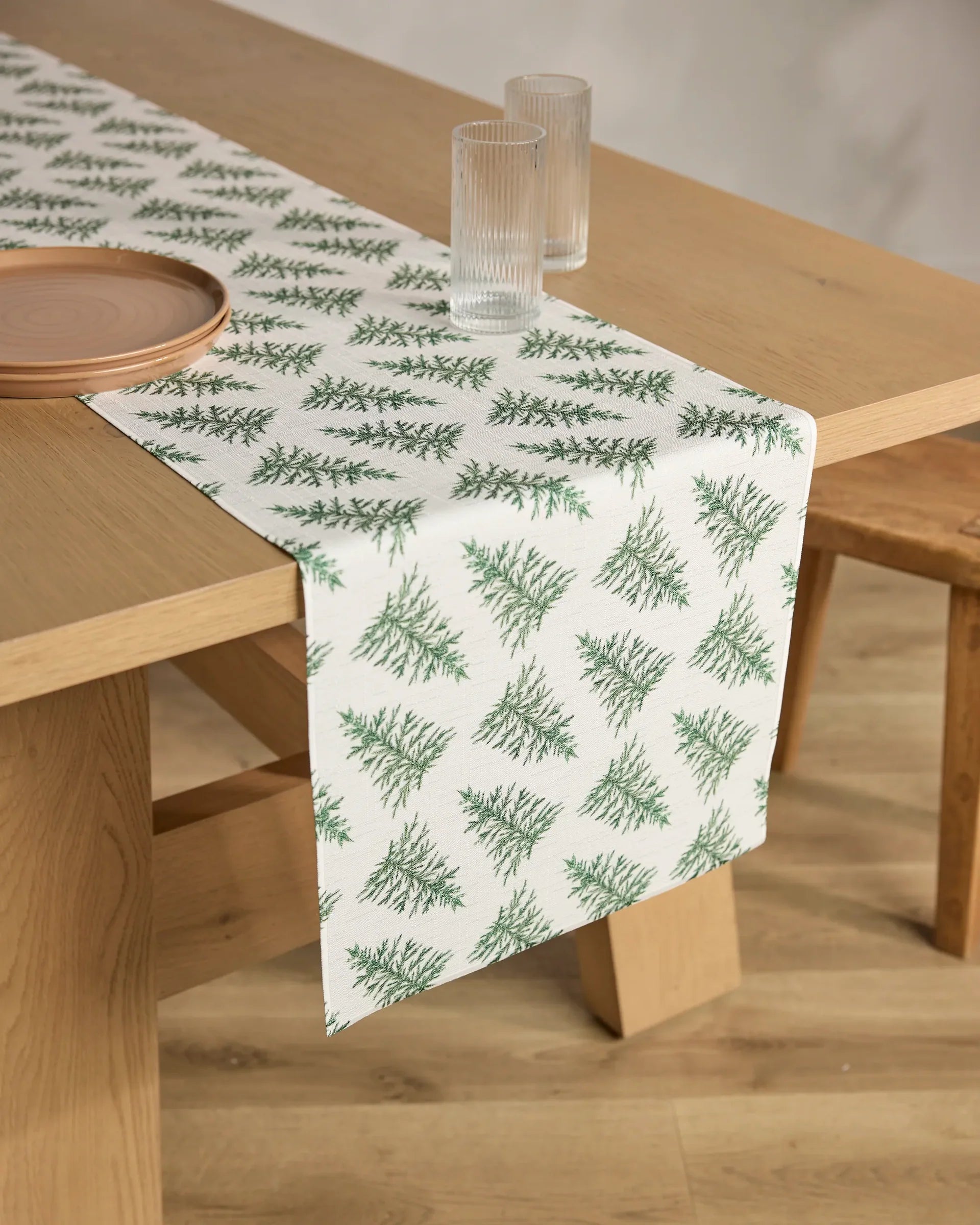 Geometry Cedar Table Runner