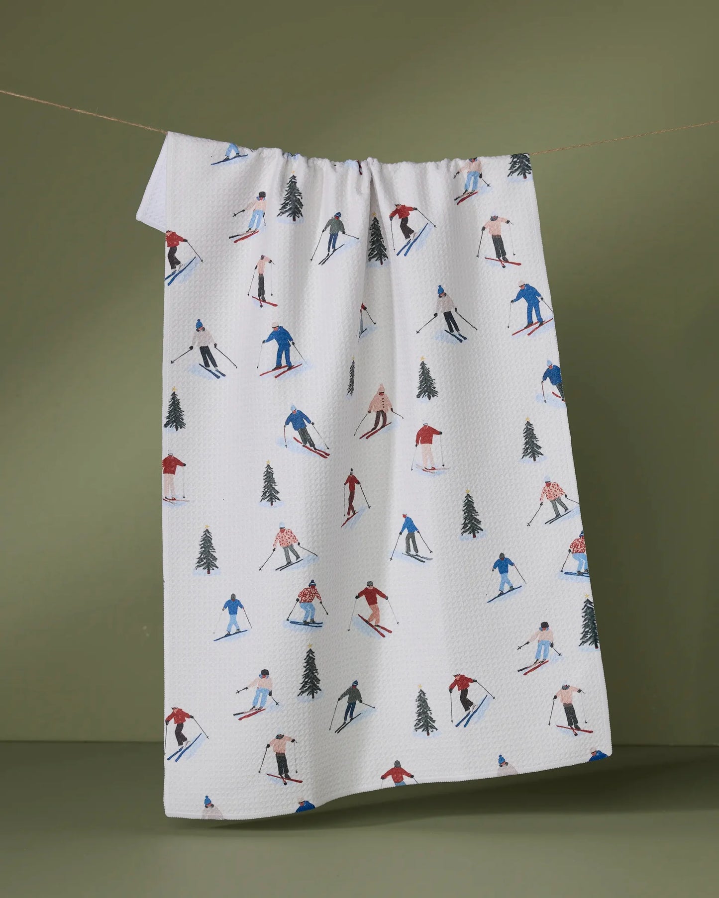 Geometry Alpine Run Tea Towel