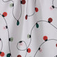 Geometry Holiday Lights Tea Towel