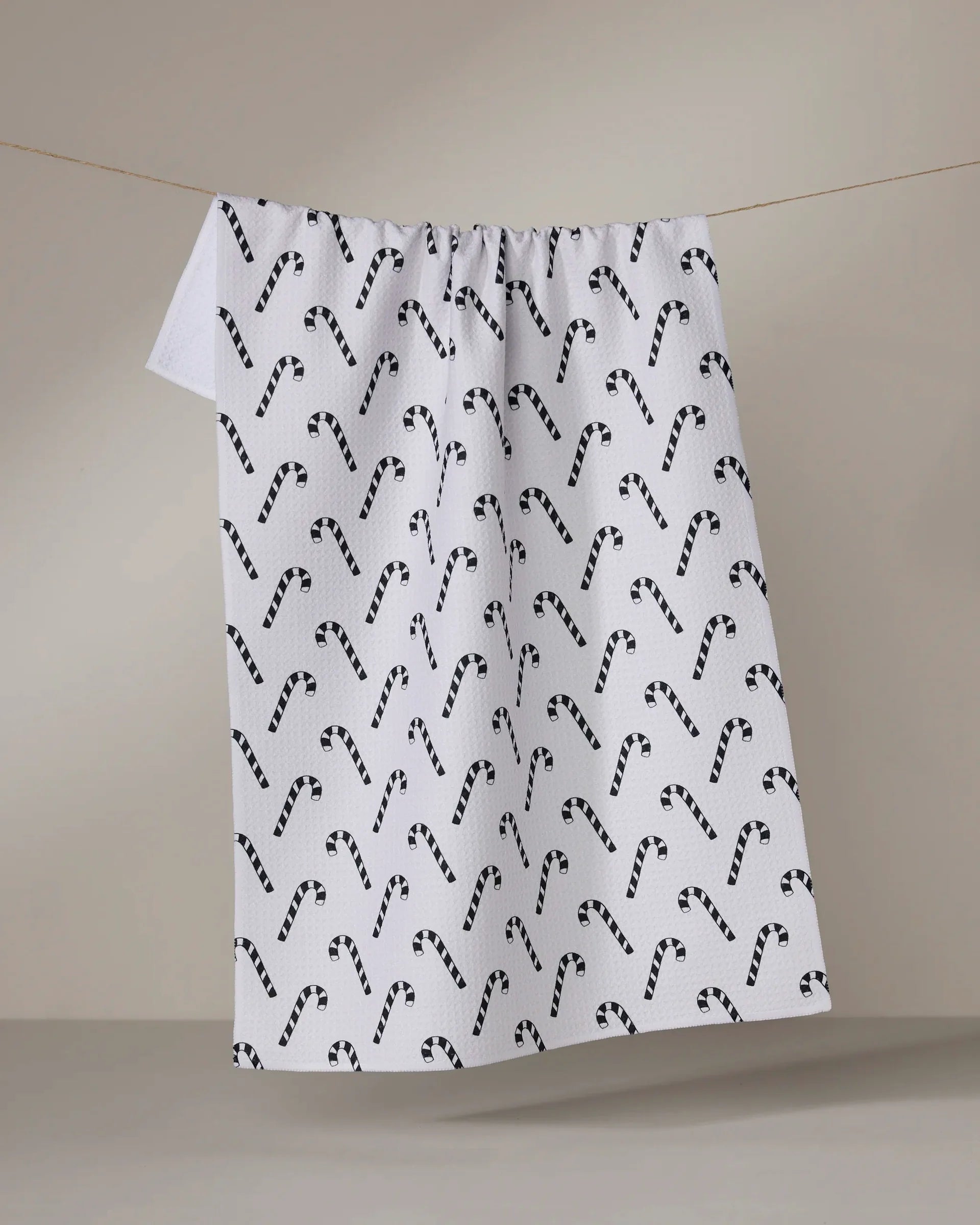 Geometry Peppermint Pop Tea Towel