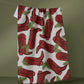 Geometry Rodeo Red Tea Towel
