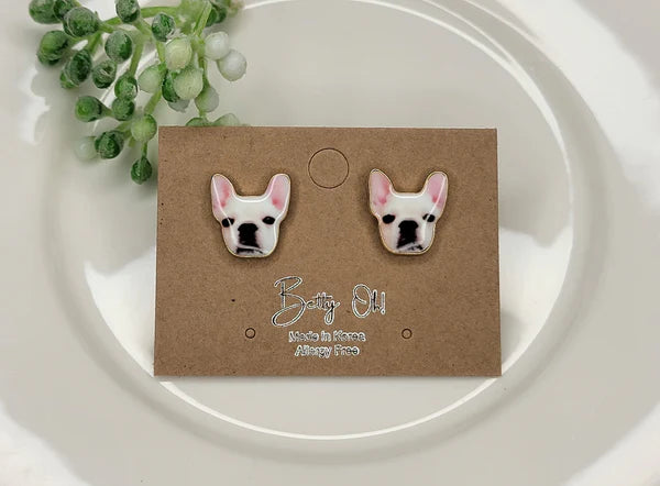 Dog Stud Earrings