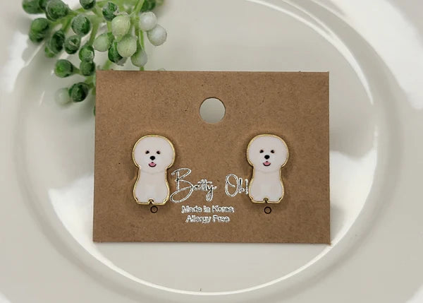 Dog Stud Earrings