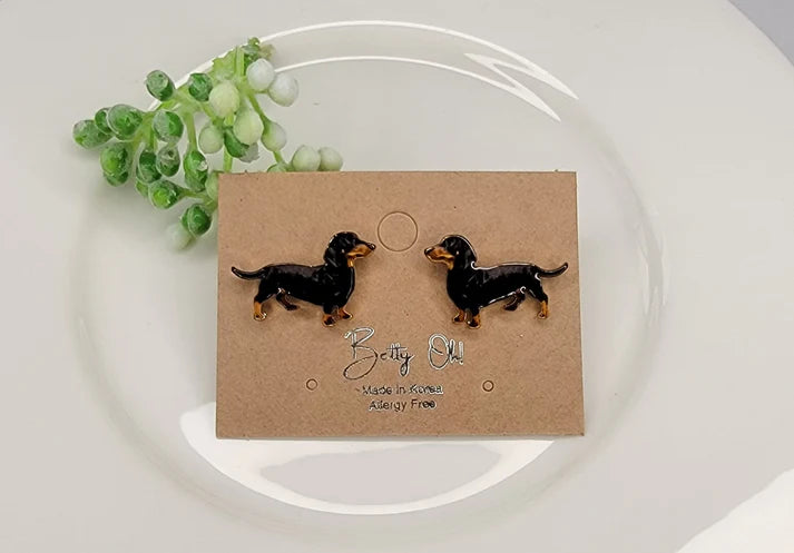 Dog Stud Earrings