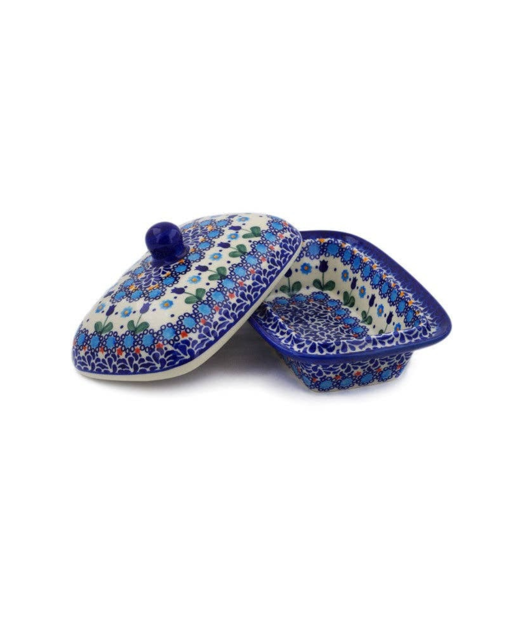 Tulip Garden Butter Dish