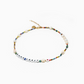 Custom Rainbow + Pearl Beaded Necklace