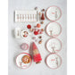 Stoneware Platter with Santa's Reindeer