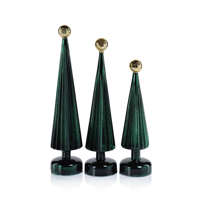 Green LED Glass Tree