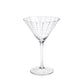 Portofino White Dot Martini Glass
