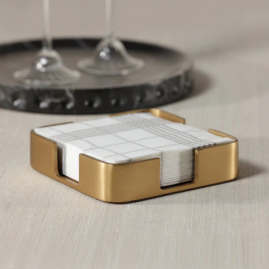 Gold Cocktail Napkin Holder