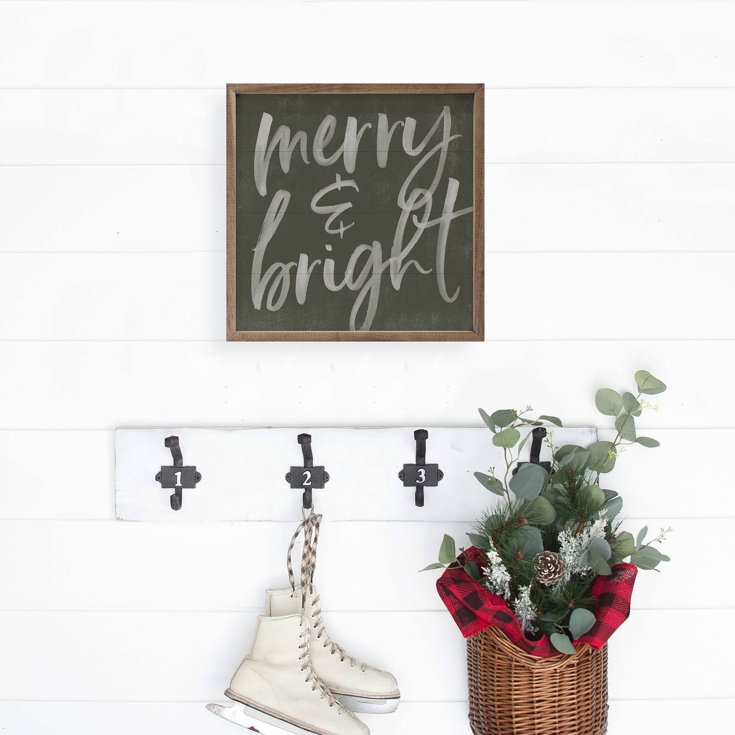 Merry And Bright Chalk Board