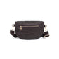 Woven Chocolate Belt Bag