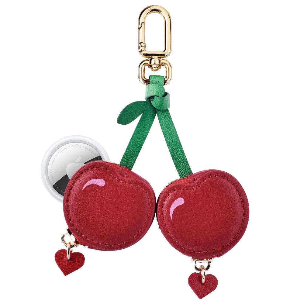 Cherry Leather Airtag®