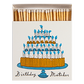 Birthday Cake | Square Matches