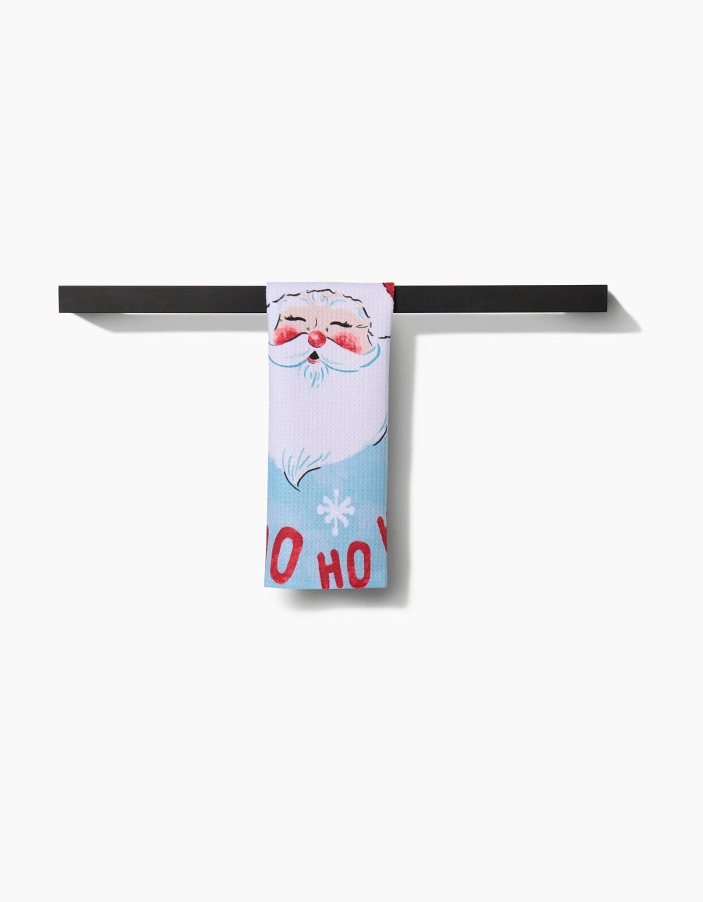 Geometry Merry Santa Claus Bar Towel
