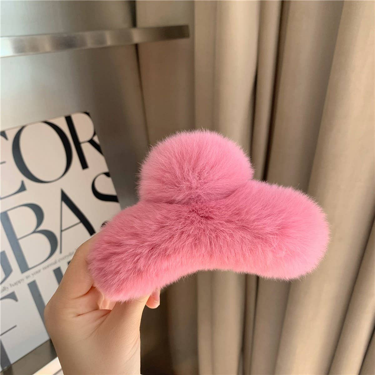 Rabbit Fur Hair Claw