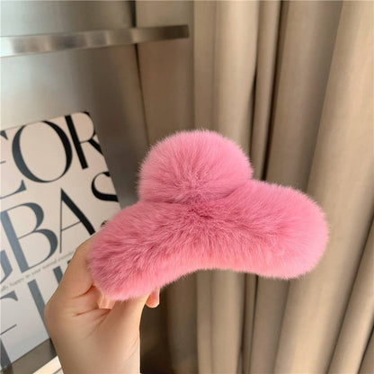 Rabbit Fur Hair Claw