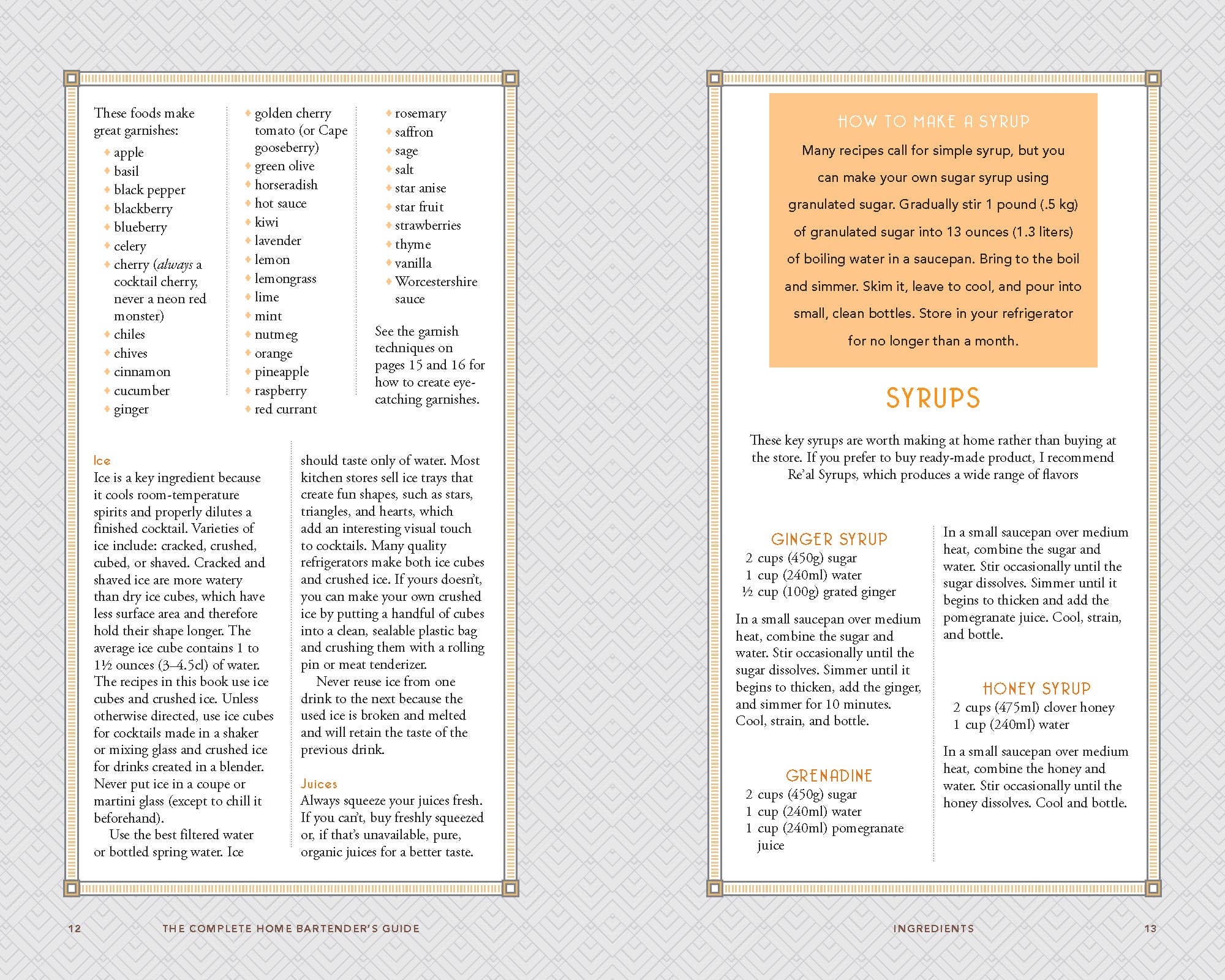 Complete Home Bartender's Guide Cocktail Book