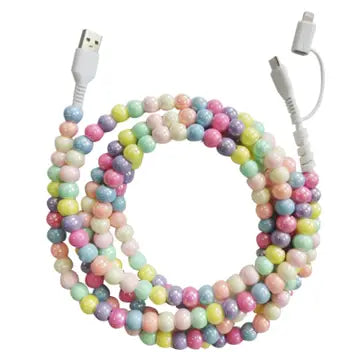 Beaded 2 in 1 Phone Charger