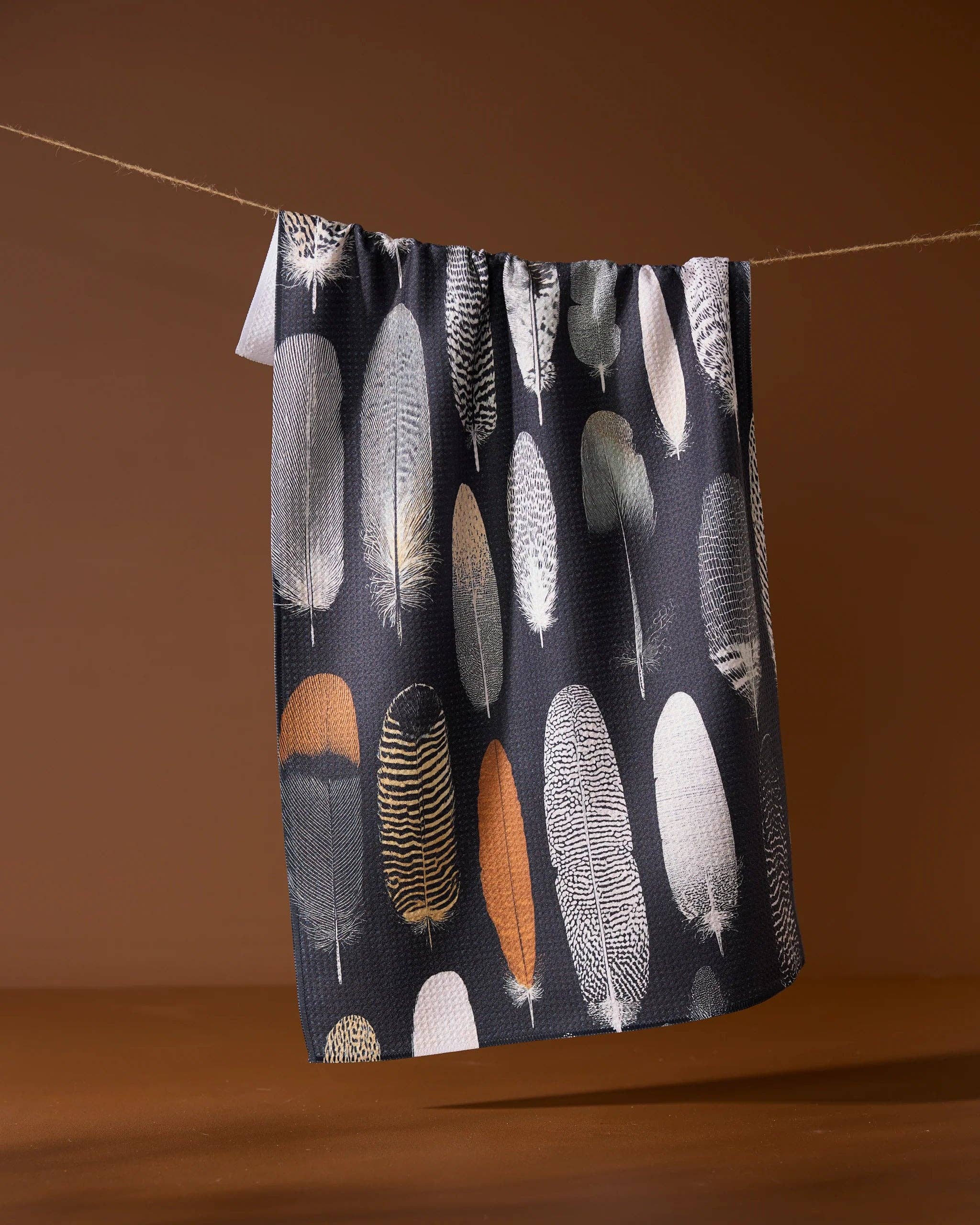 Geometry Featherfall Tea Towel