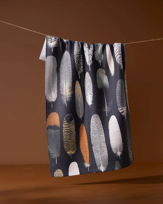 Geometry Featherfall Tea Towel