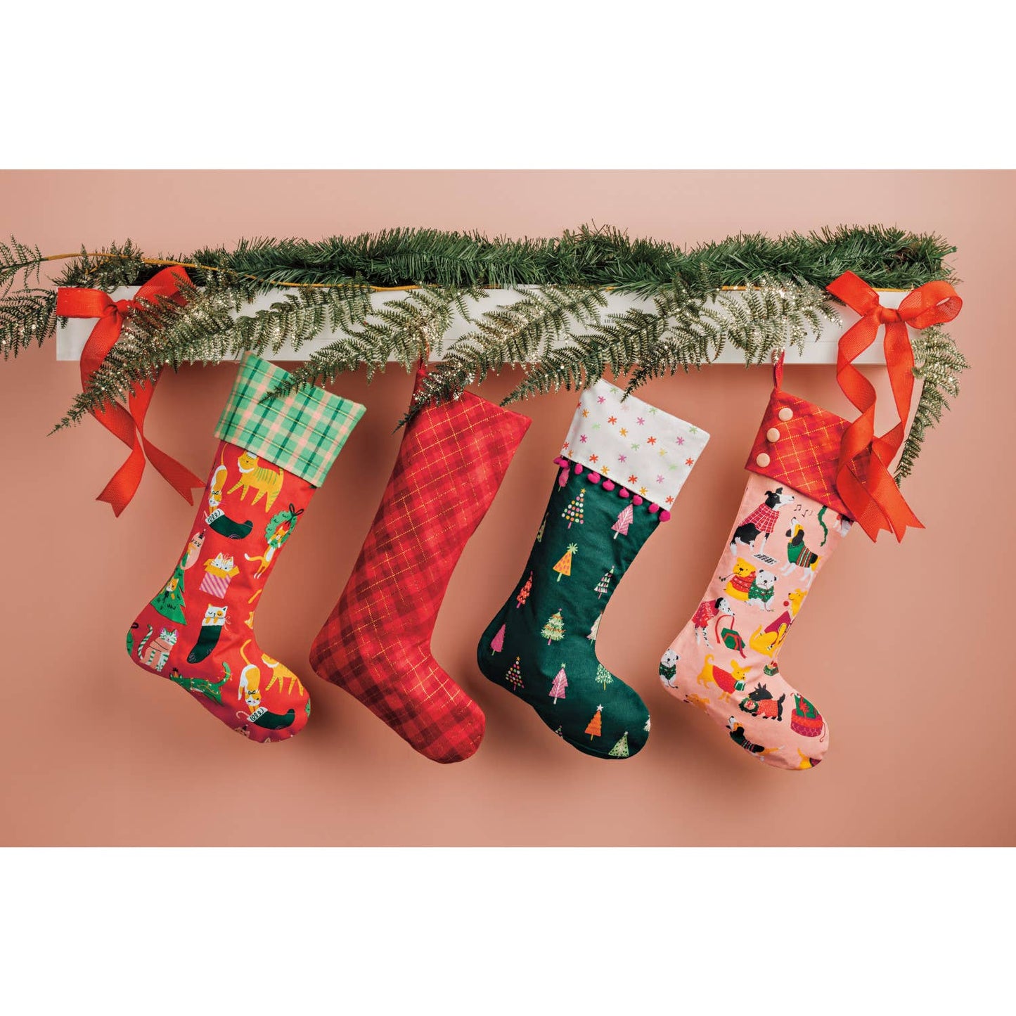 Merry & Bright Tree Stocking