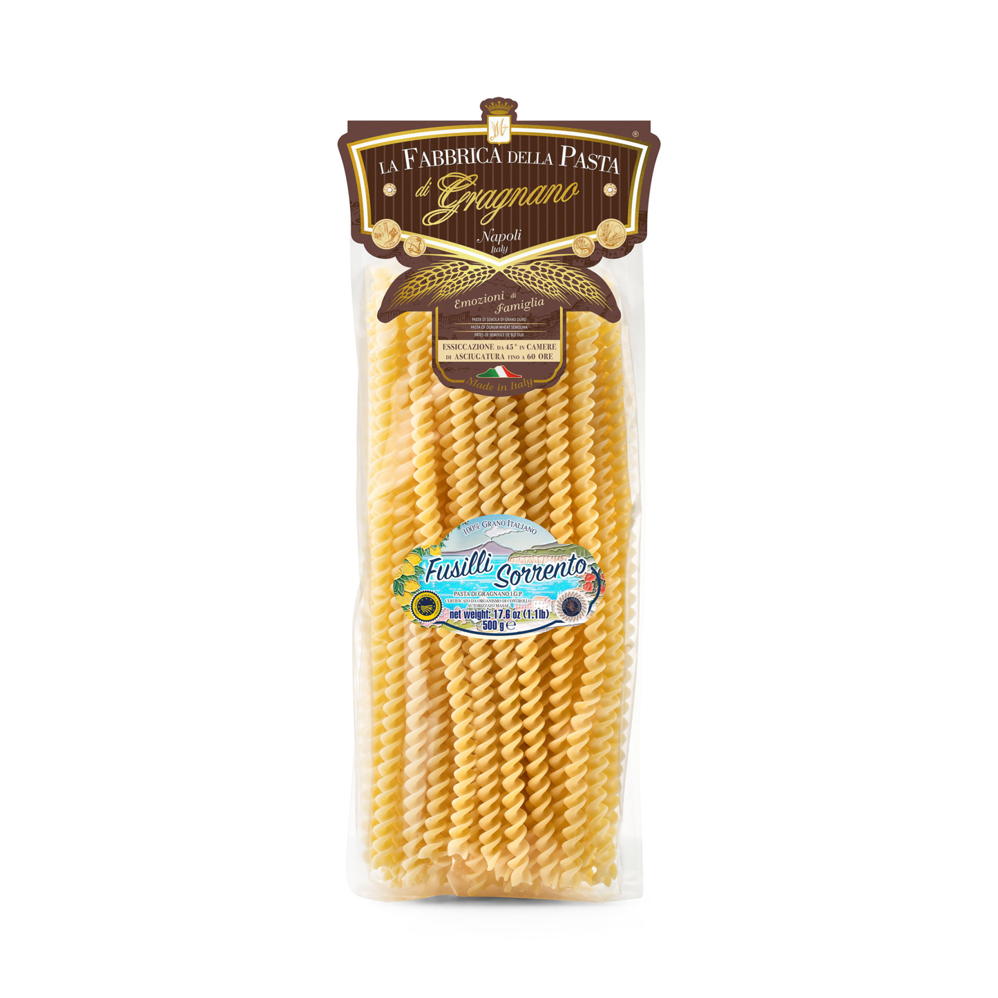 Fusilli Sorrento by La Fabbrica della Pasta