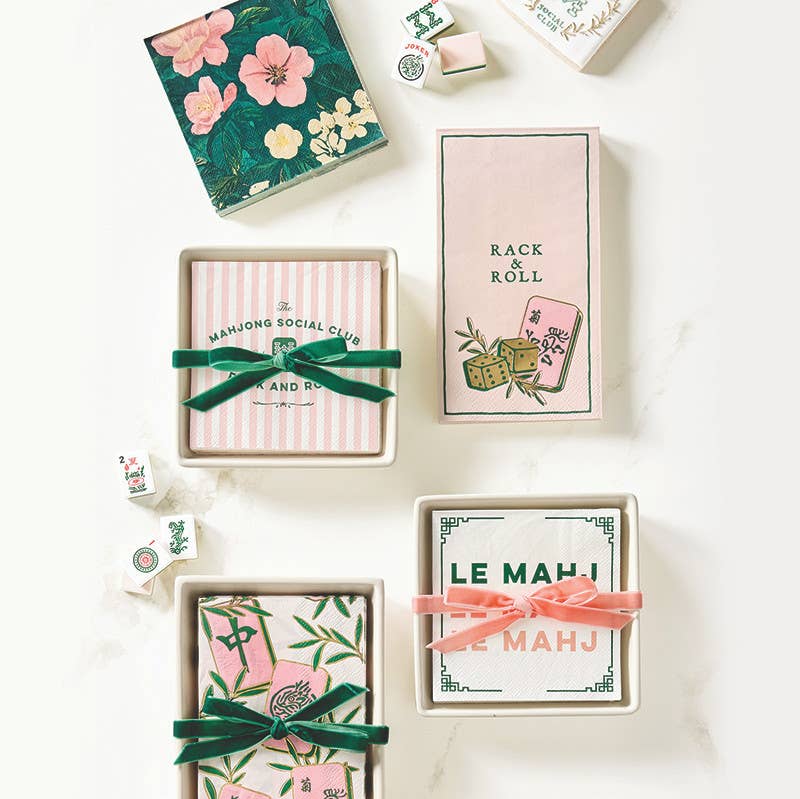 Mahjong Social Club Napkin Set