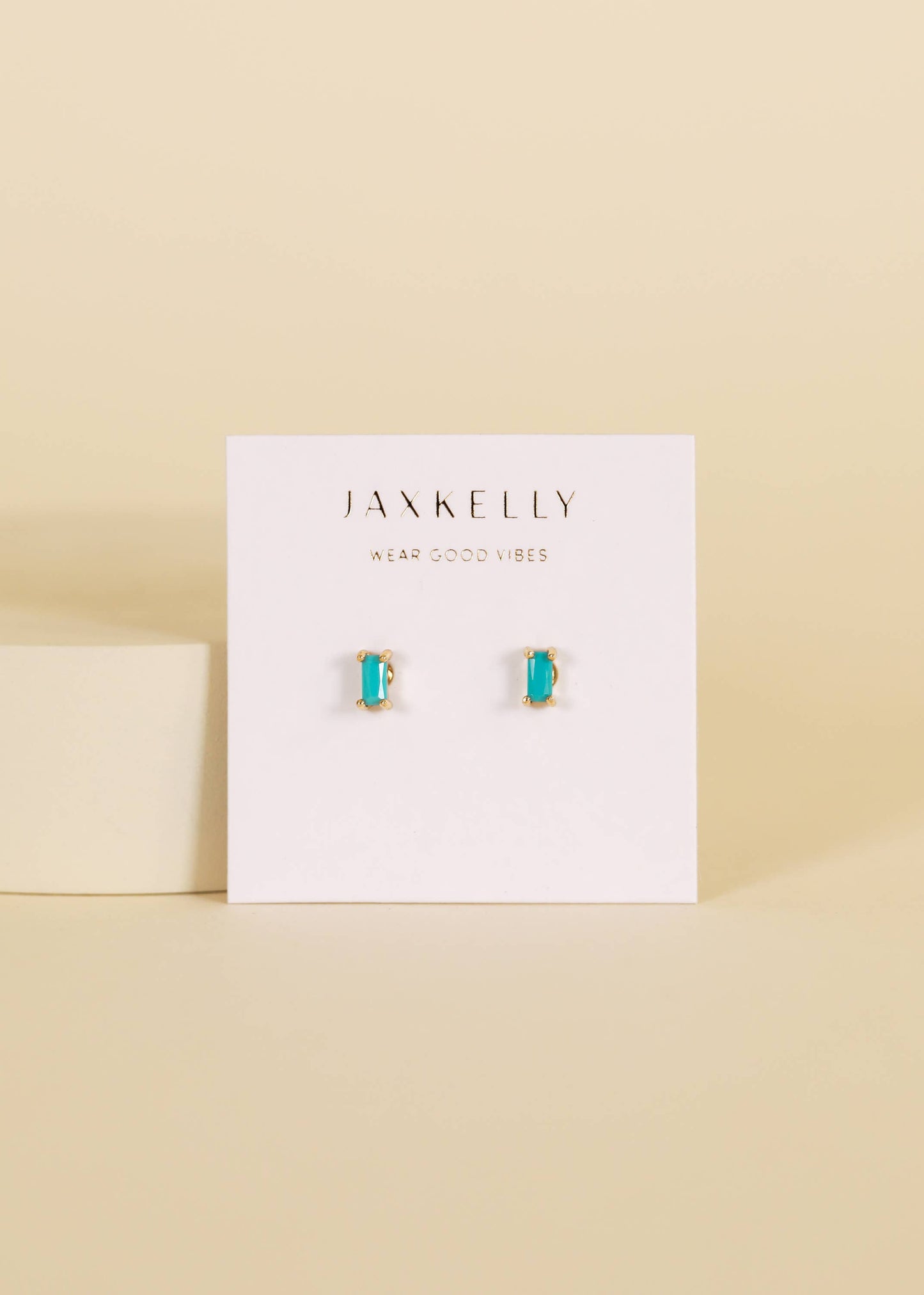 Baguette Turquoise Earrings