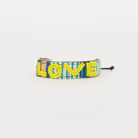 Ubuntu Life Yellow Love Bracelet