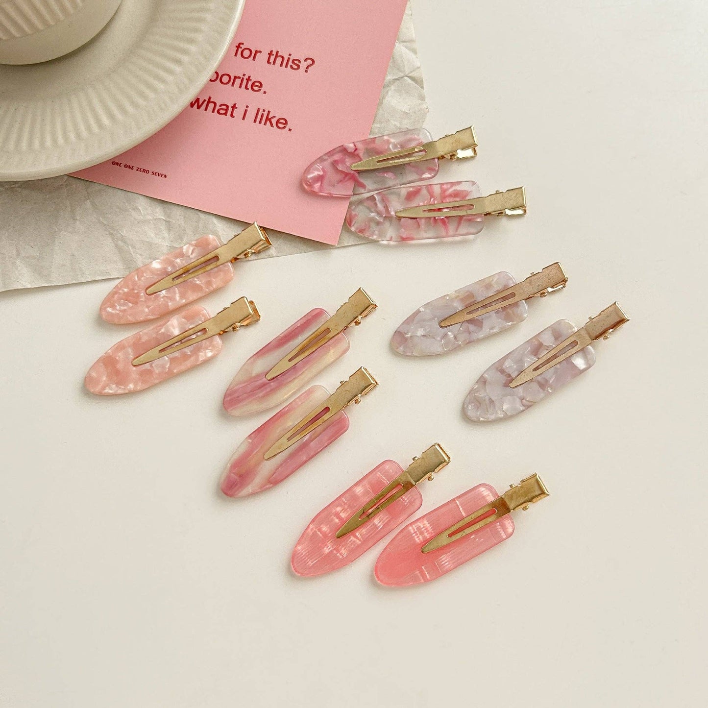 Sweet Pink Hair Clips