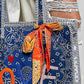 Quilted Paisley LOVE Tote Bag