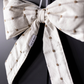 Dotted Embroidered Bow