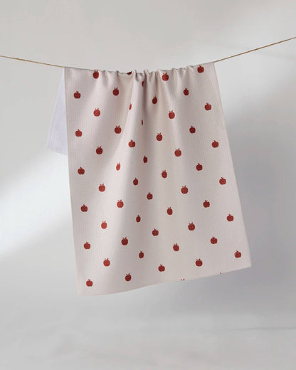 Geometry Dotty Apple Tea Towel