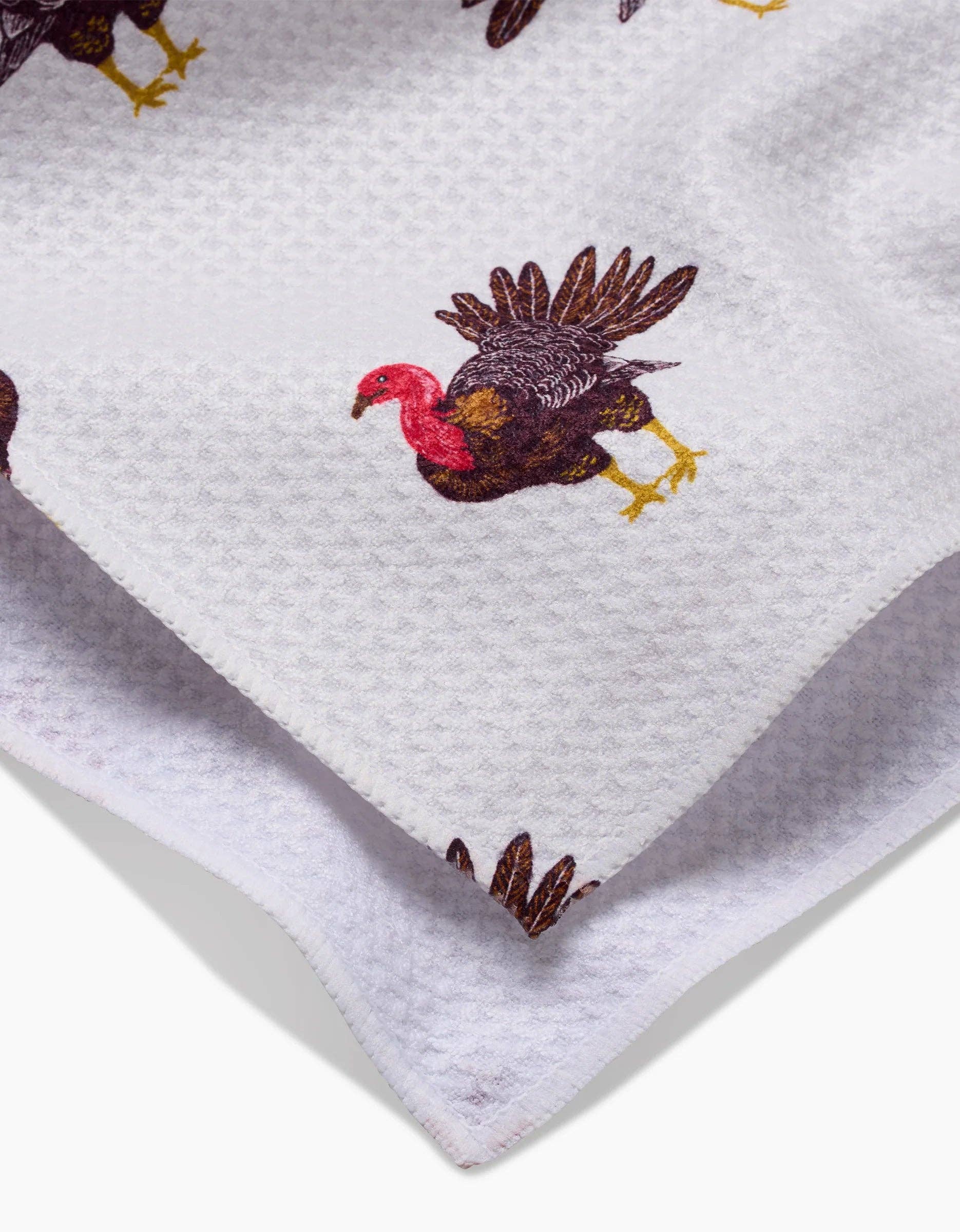 Geometry Turkey Trot Tea Towel