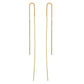 Silver Needle and Thread Earrings