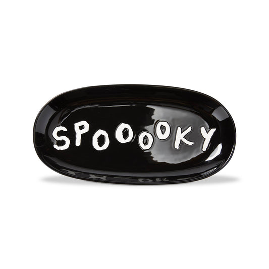 Spooooky Black Serving Platter