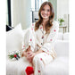 Hearts Satin Pajamas