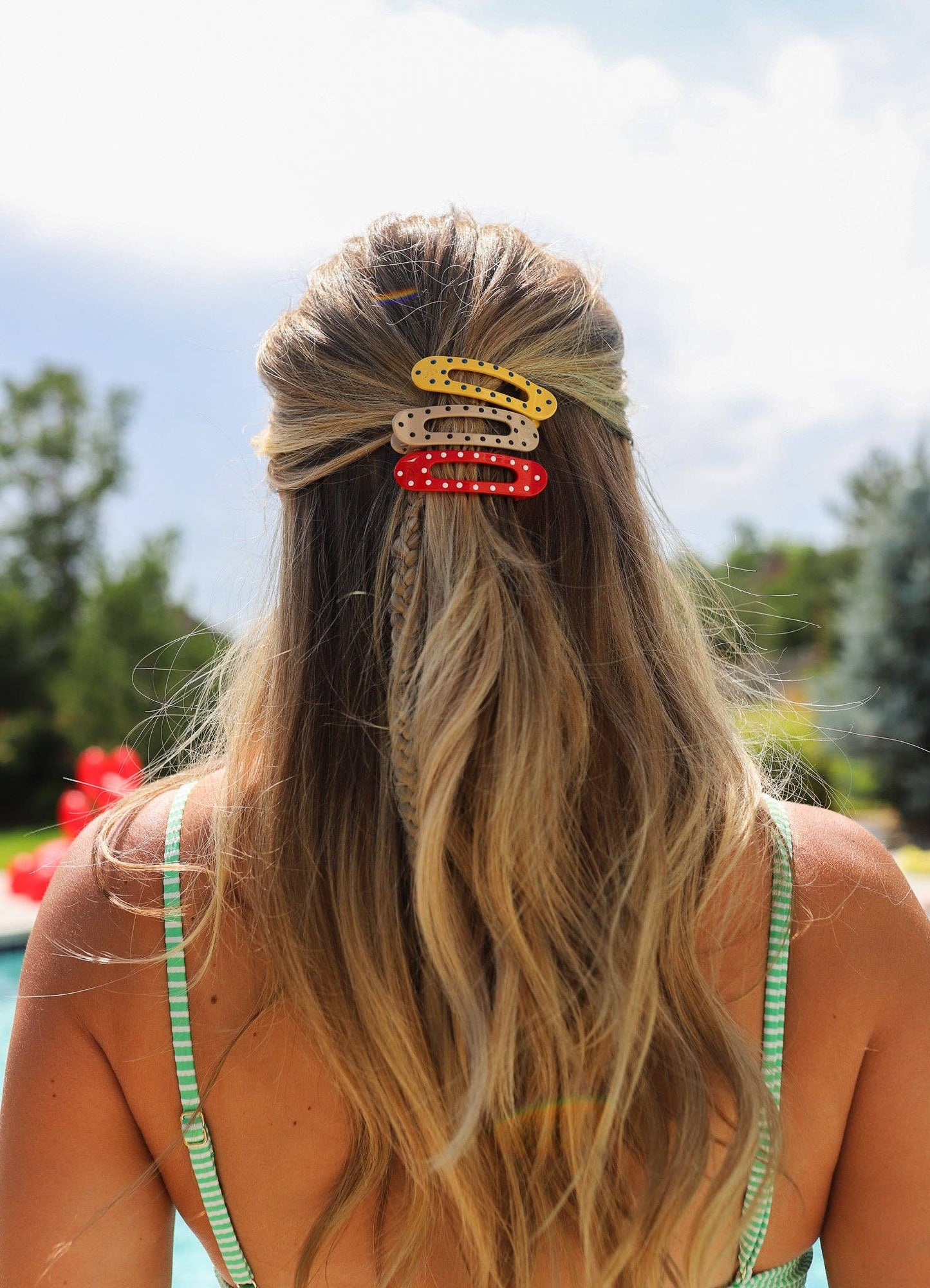 Kaxi Polka Dot Mini Lay Down Claw