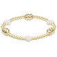 Enewton Signature Cross Admire Gold Pattern 3mm Bead Bracelet
