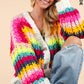 Multi Color Chunky Knit Sweater