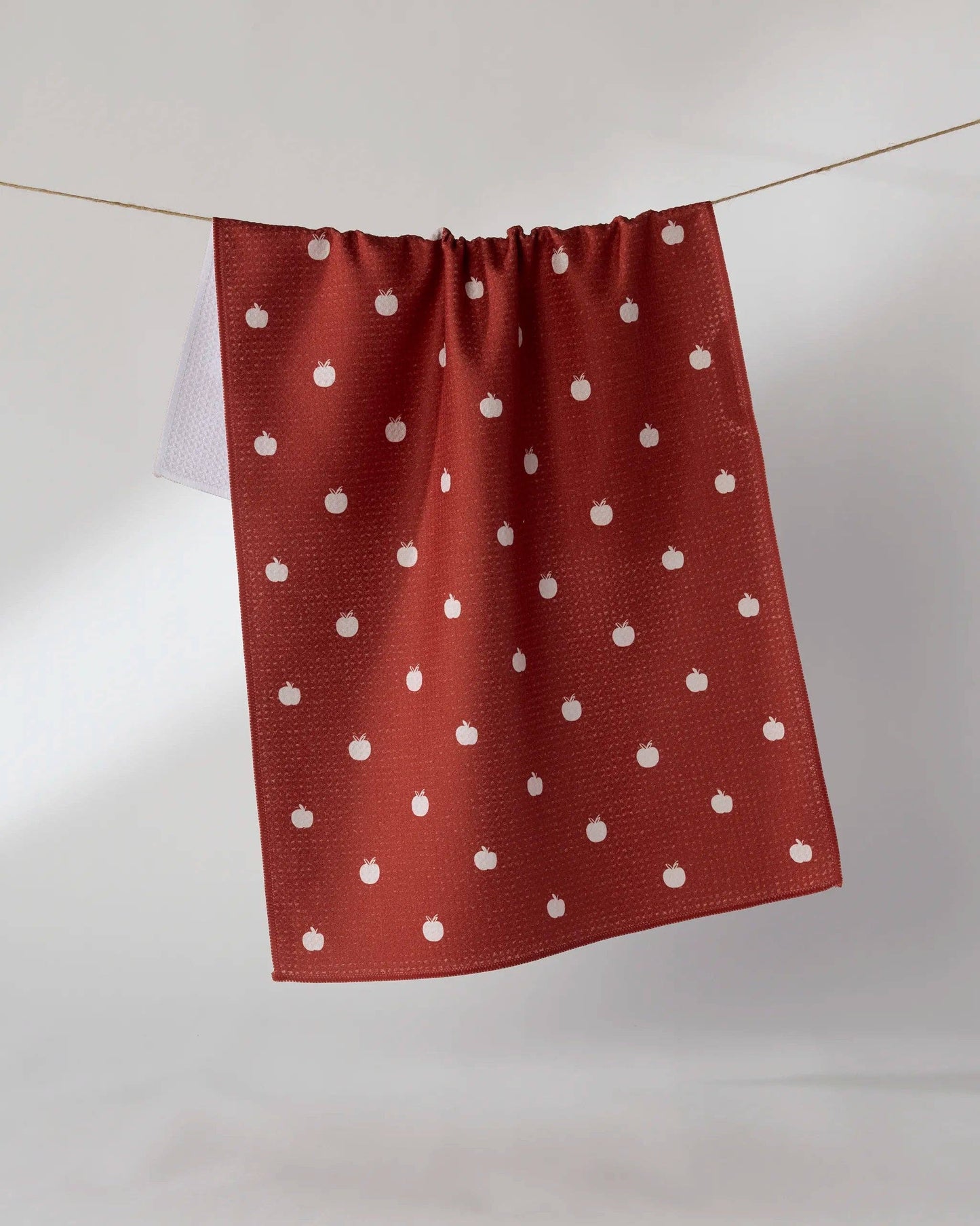 Geometry Dotty Apple Tea Towel